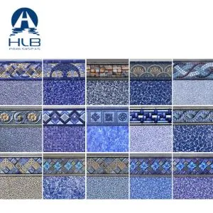 Doublure de piscine à chevauchement