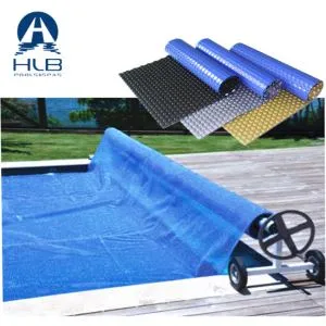 Couverture de piscine solaire ronde noire